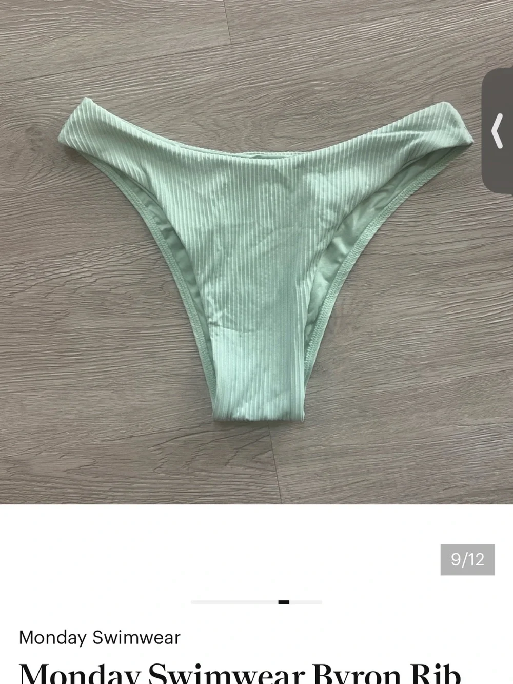 Monday Swimwear Byron Rib Bikini Bottoms